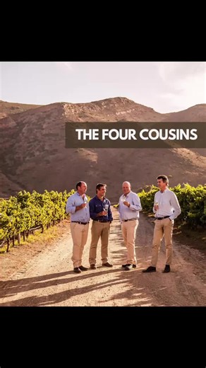 Meet the real four cousins behind the brand ✨🍷 From the left: Hennie, Neil, Bussell & Phillip