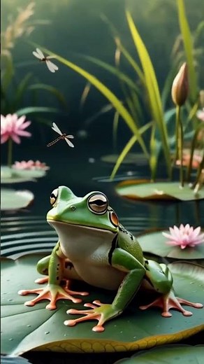 Frog on a Lily Pad: A Leap into the Pond | Nature Safari