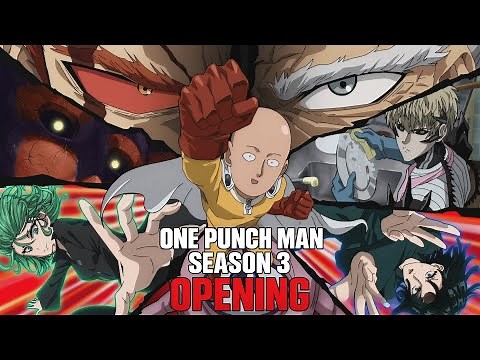 One Punch Man Season 3 OP / Opening "Get No Satisfied !" by JAM Project feat.BABYMETAL [4K 60FPS]