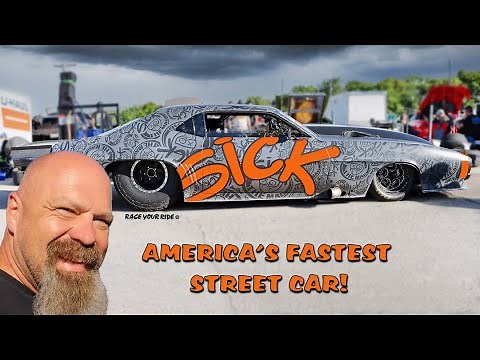 THE FASTEST STREET CAR IN AMERICA! 4000HP! SICK '69 CAMARO! TOM BAILEY WINS DRAG WEEK 2022! BYRON!