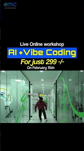 Check Workshop Link in Description. Build Real Projects with AI | Beginner Friendly| LIVE Workshop