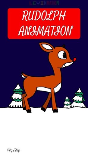 Rudolph Animation🔴🦌