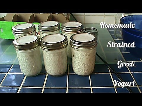 Make Greek Strained Yogurt at Home -- So Easy.