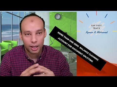 Secretes of Zero balance clearing account. SAP Advanced document splitting