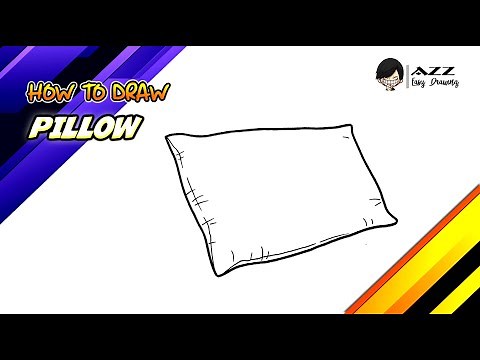How to draw a Pillow step by step
