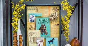 DIY Shadow Box Book Display