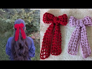 How to Crochet a Hair Bow | Quick & Simple