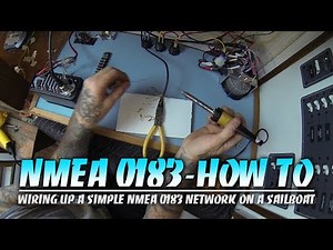How to wire up a simple NMEA 0183 Network on a Sailboat