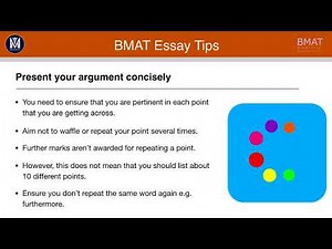 BMAT Tips for Writing: Part-2 Video Lecture | Crash Course for BMAT