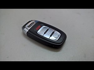 Replacing the battery in the key - 08 - Audi A3, A4, A5, A6, A7, A8, Q5, Q7, R8, S4, S5, S6, S8, TT