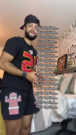 Explain TikTok typing quirk: what “is typing” means