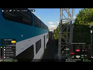 Driving Tri Rail DMU 706 To West Palm Beach
