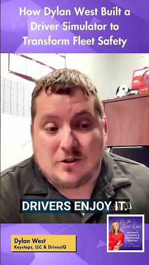 How Dylan West Built a Driver Simulator to Transform Fleet Safety