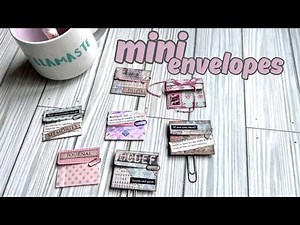How to Make Mini Envelope Embellishments / FUN Paper Clips