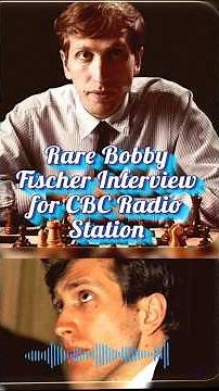 "It doesn't pay to get upset -It shortens your life" Rare Bobby Fischer interview CBS Radio Station