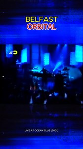 22K views · 771 reactions | Belfast, live from the Ocean Club, Hackney (2001) ️ Temperature: extreme.  Ceiling: dripping.  Emotional state: euphoric equilibrium. #Orbital #Belfast #LivePerformance #ElectronicMusic #Archive | Orbital | Facebook