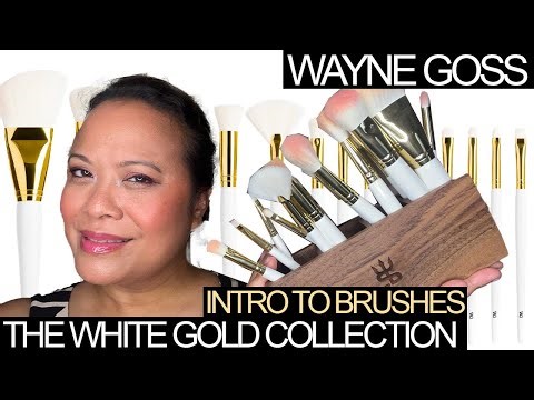 A closer look at Synthetic brushes? Wayne Goss The White Gold Collection Brushes Full Set