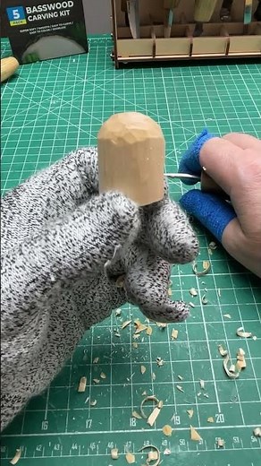 Carve a cute owl in just a few steps! Start with the basics and see what you create🦉✨ #WoodCarving