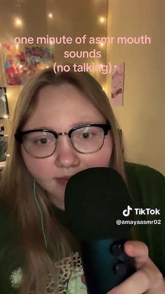 asmr mouth sounds for 1 minute with no talking #asmr #tingles #mouthsounds