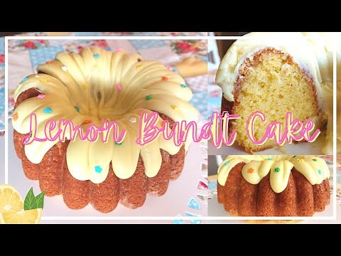 Super Easy Lemon Bundt Cake for Spring | Box Cake mix HACK | Lemon Cake