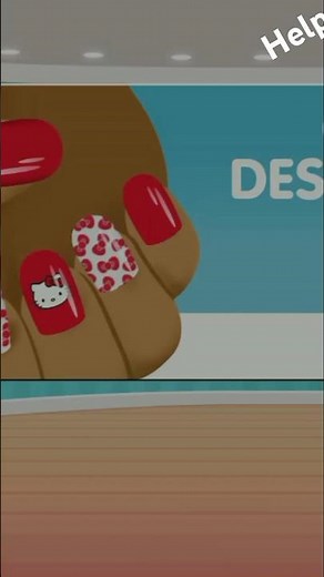 Hello kitty nail salon