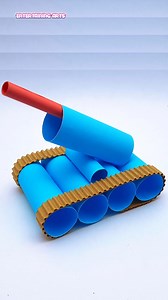 DIY Handmade Easy Paper Tanks Making Tutorial #Reels #Crafts #Shorts #DIY | Entertaining Arts