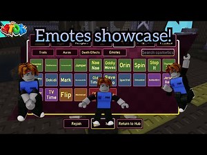 Every Emote Showcase!!! | EToH