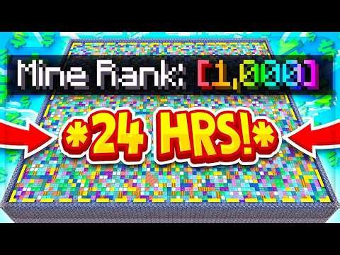 UNLOCKING THE *MAXED* RANK 1000 MINE IN UNDER 24 HOURS... | Minecraft Prison | ML EP #2