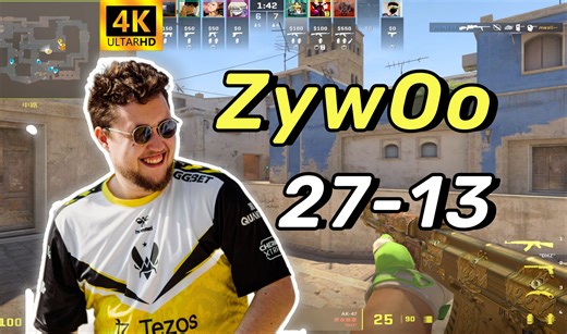 ZywOo小蜜蜂众人撞车p元帅，m0nesy等,内有偷包精彩丨2024.3.27丨CS2 DEMO/POV第一视角