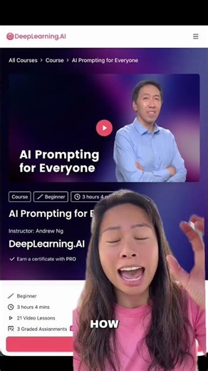 Andrew Ng dropped a free ChatGPT prompting course
