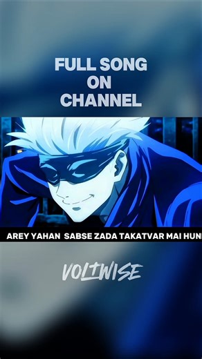 GOJO HINDI RAP – POWER MERI BY VOLTWISE | ANIME HINDI RAP | JUJUTSU KAISEN AMV |