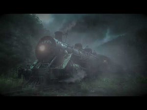 Train Sounds for Sleep | Stormy Night on the Railway | Relaxing Rain & Thunderstorm Sounds