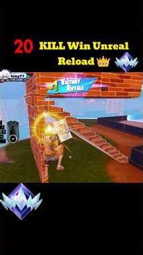 20 KILL UNREAL RELOAD WIN 😱🏆 (KBM PC) #fortnite #unrealrank #fortnitereload #gaming #pc #kbm