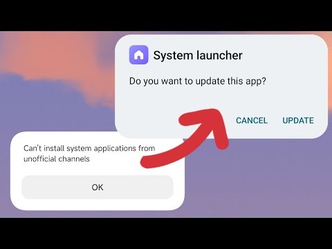 How to bypass Can't install system applications from unofficial channels on HyperOS