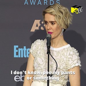 40K views · 883 reactions | Sarah Paulson is just as chaotic as she is ✨ ICONIC ✨ | MTV UK | Facebook