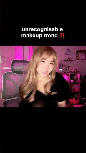 I bought a wig so this calls for a TikTok makeup trend 😼