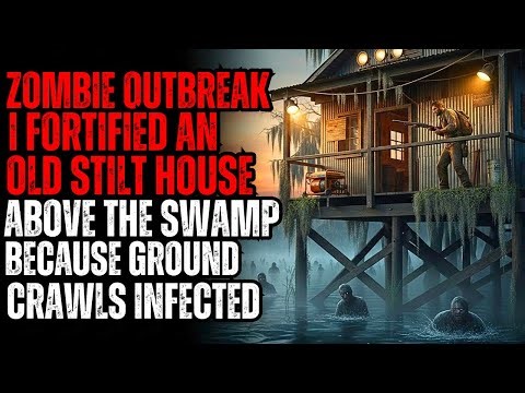 ZOMBIE OUTBREAK: I Fortified an Old Stilt House Above the Swamp Because Ground Crawls With Infected