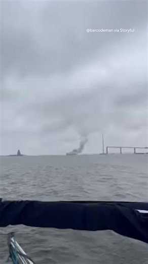 There was reportedly an explosion aboard a 751-foot commercial vessel near Baltimore’s Francis Scott Key Bridge on Monday evening. The city’s fire department confirming they found the carrier “showing signs of damage consistent with a fire and explosion” when they arrived on the scene. The fire department said all 23 people who were on board have been accounted for an uninjured. Footage from the scene shows people who were on a boat near the site of the explosion’s aftermath, showing smoke billo