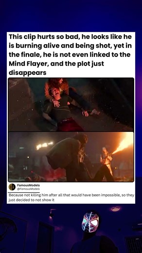 This clip hurts so bad, he is not even linked to the Mind Flayer, and the plot just disappears #st5