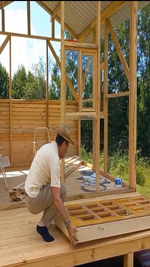 4.1K views · 21 reactions | Perfect wooden door panel framework connection installation skills | Handmade construction | Facebook