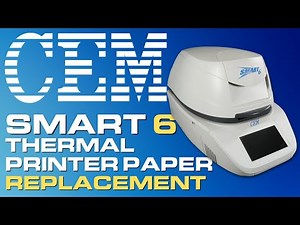How To Replace Thermal Printer Paper CEM Smart 6