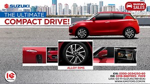 The All-New Suzuki Swift is here, and it's bolder & smarter than ever! Packed with innovative features, sleek design, and unmatched performance. Call us now at, Karachi: 0300-2034250 - 60 For Karachi: Block-20, F.B. Area، Shahrah-e-Pakistan.  https://goo.gl/maps/RU1PLVQbx7Jr1Stw5  03002034250 - 54 / 55 / 62 #SuzukiPakistan #SuzukiIGMotors #visitnow #AllNewSwift #booknow #newfeatures #suzukisales | Suzuki IG Motors Karachi | Facebook