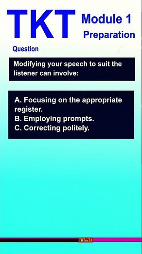 TKT Module 1 Practice Test with Answers