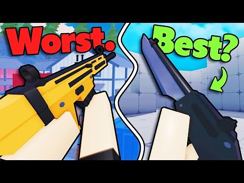 Ranking EVERY GUN in Roblox Rivals from WORST to BEST.. (UPDATED)