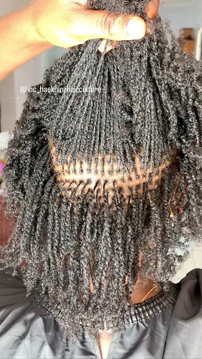 Beautiful Micro Twist for a beautiful client in Abuja. Haekhinz-hair Culture 'HHC' is the best❤️😍 | Haekhinz Adeyemo Kehinde