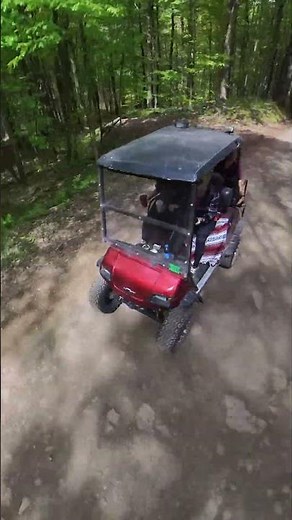 First Test DIY 4-link Solid Axle Golf Cart Suspension
