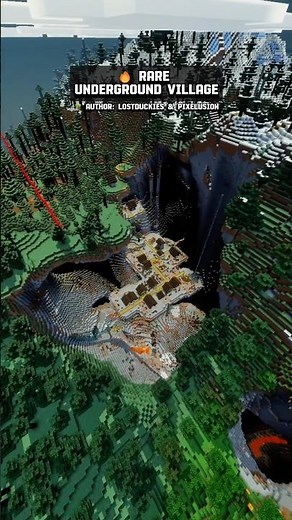 🔥 Rare Underground Village Seed for Minecraft Bedrock 26 | 64 Diamonds & Ancient City