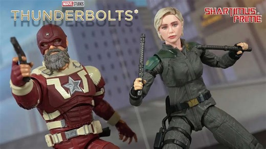 Marvel Legends Yelena & Red Guardian Thunderbolts movie MCU Marvel Studios 2 pack figure review