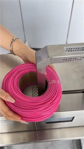 3D printing filament bundling without tray #bundling machine #bundlingBending