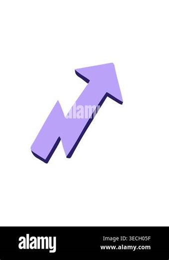 horizontally vibrating animation of hand drawn element of a pointing arrow Stock Video Footage - Alamy